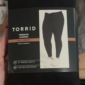 Torrid Deep Black Full-Length Leggings